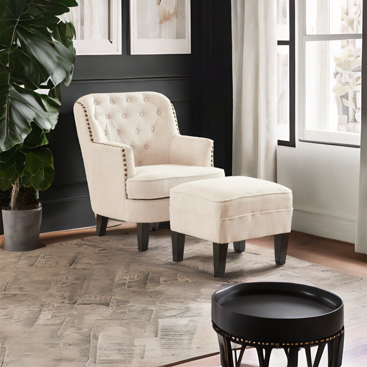 Upholstered club chair and ottoman new arrivals